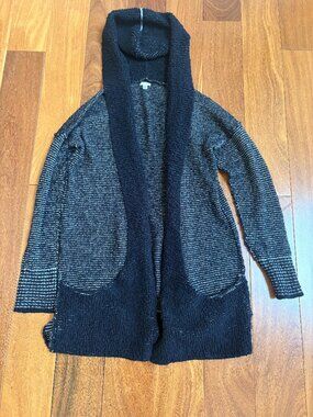 Urban Outfitters Ecote chunky boucle hooded cardigan